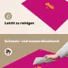 Smile - Stippen - Geel - Smiley - Roze Inductie beschemer met haakjes klein -ky-schoon-de