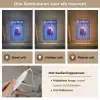 Monster - Ruimte - Sterren - Paars Light Box met kabel (Kinderlampje) klein -USP_lichtkleurNL