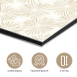 Abstract - Motief - Beige aluminium wit klein 46 -closeup_NL