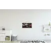 Schedels - Kunst - Donker - Rood textielposter latten blank klein -kinderkamer