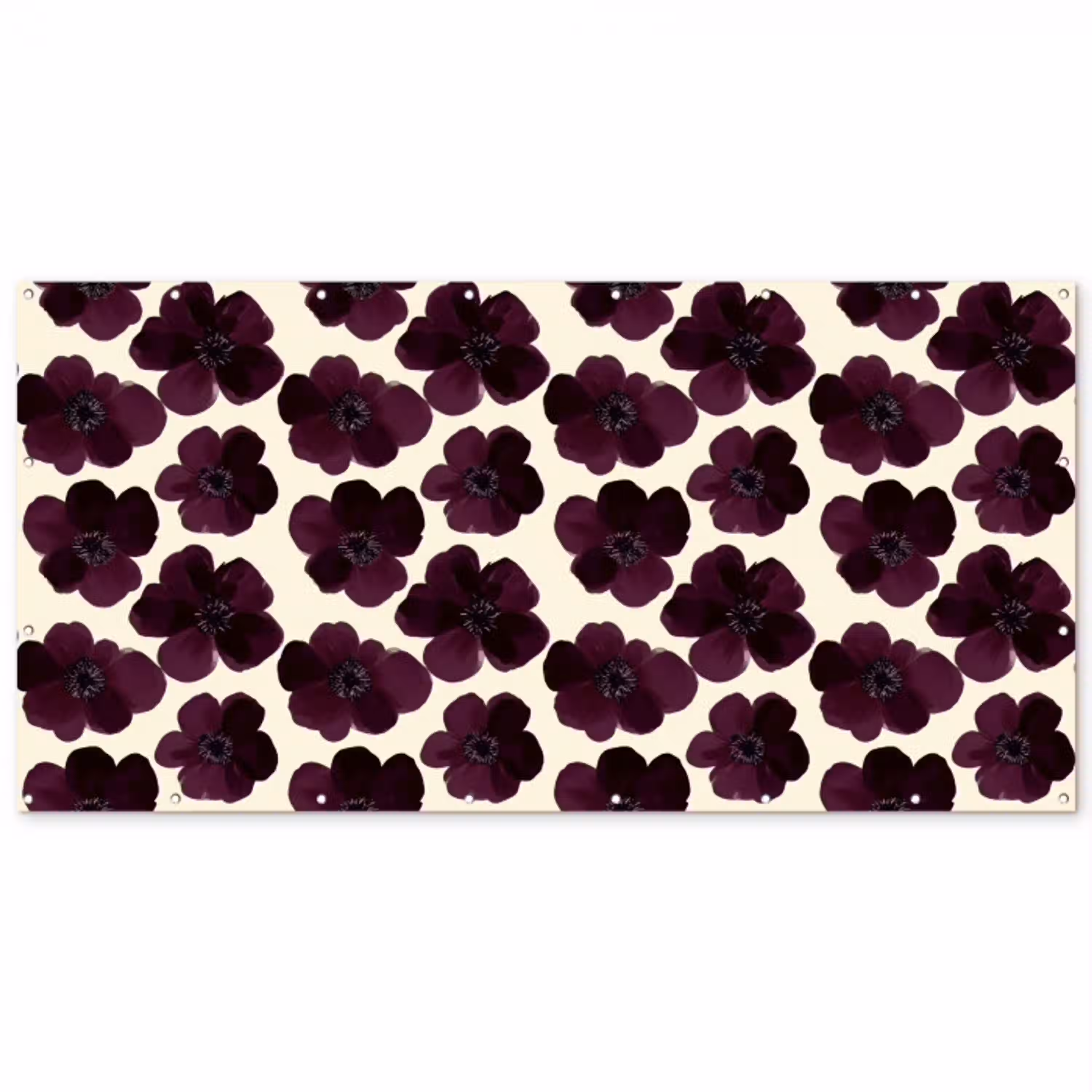 Bloemen - Aquarel - Paars Balkonbeschermer Duitsland klein 596 -zz_3d