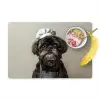 Kokskleding - Zwart - Hondje Placemat vinyl groot -zzzproduct_Kitchenyeah-website