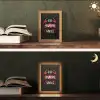 Krab - Rood - Tekst - Zwart Light Box met kabel (Tafellamp) klein -sfeer3