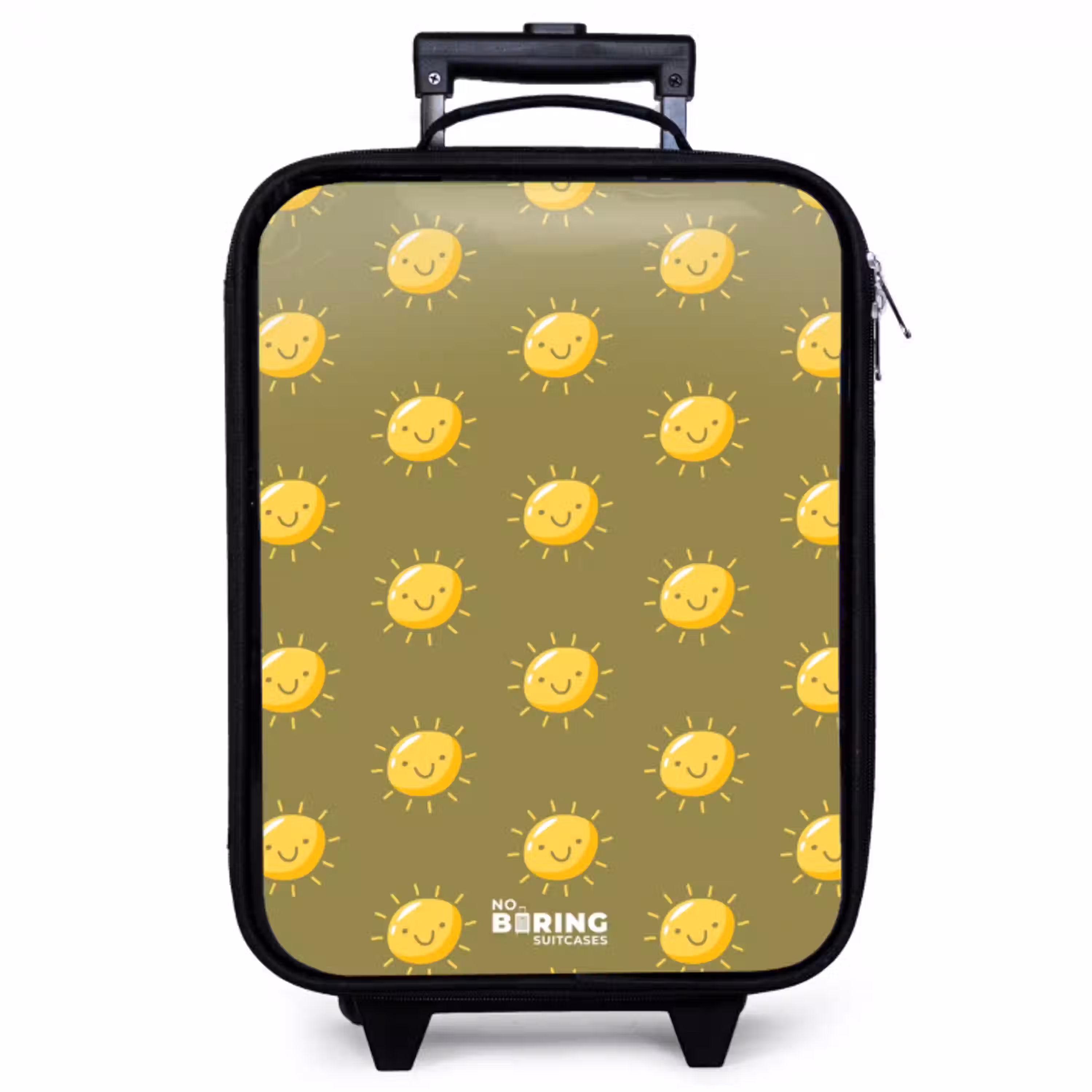 Sunny situation olijf Kinderkoffer - Zwart klein -zzz_website3d