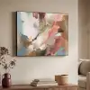 Verf - Kleuren - Abstract - Kunst Textielframe zwart klein -sfeer3