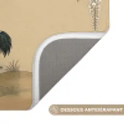 Kraanvogels - Water - Beige Badmat klein -USP_AntislipFR