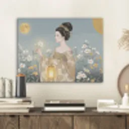 Aziatisch - Vrouw - Kimono PET vilt klein -sfeer1