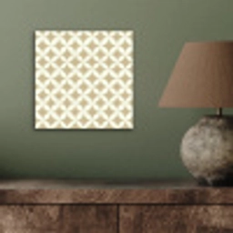 Symmetrisch - Motief - Beige aluminium wit klein 46 -sfeer2