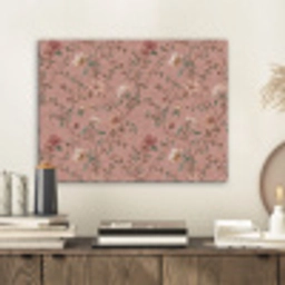 Botanisch - Bloemen - Roze PET vilt klein 837 -sfeer1