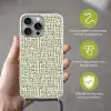 Grafisch - Patroon - Groen Hoesje iPhone 16 Pro Max met koord klein 804 -sfeer2_NL