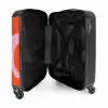 Abstract - Rode vormen NBS - Handbagage koffer - Kinderen Unisex middel -binnenkant