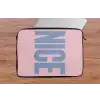 Nice - Paars - Roze laptophoes neopreen klein -tafel