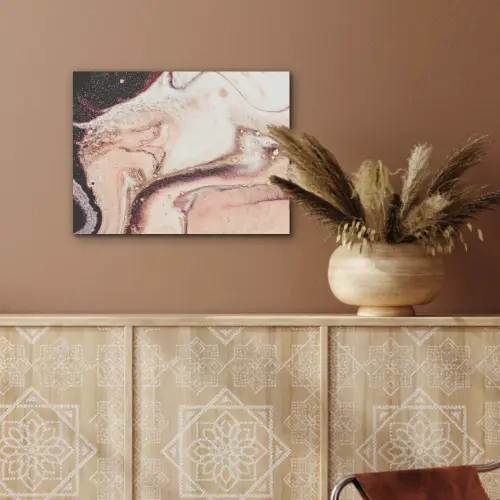 Steen - Marmer - Edelsteen - Abstract - Natuur - Roze PET vilt klein -sfeer4