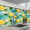 Citroen - Bloemen - Bruisend - Water keuken achterwand 2 middel 871 -3d_schuin