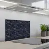 Grijs - Zwart - Patroon keuken achterwand spatscherm klein 900 -3d_schuin