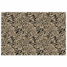 Giraf - Zebra - Motief - Bruin poster papier klein 62 -3d