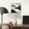 Golven - Abstract - Beige aluminium wit klein -sfeer5