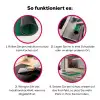 Abstract - Pink - Lijnen - Groen Inductie beschermer vinyl 3mm middel -zzzzzzz-lf-werking