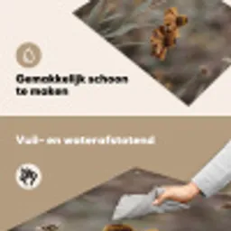 Zonnehoed - Droogbloemen - Geel - Warm Inductie beschemer met haakjes klein -ky-schoon-nl