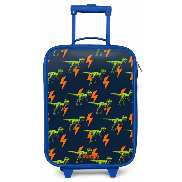 Bliksemsnelle raptors Kinderkoffer - Blauw klein -zz3dotto