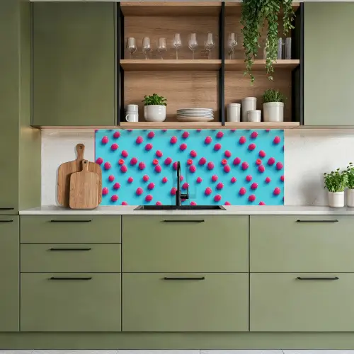 Blauw - Frambozen - Roze keuken achterwand 2 middel 871 -sfeer3