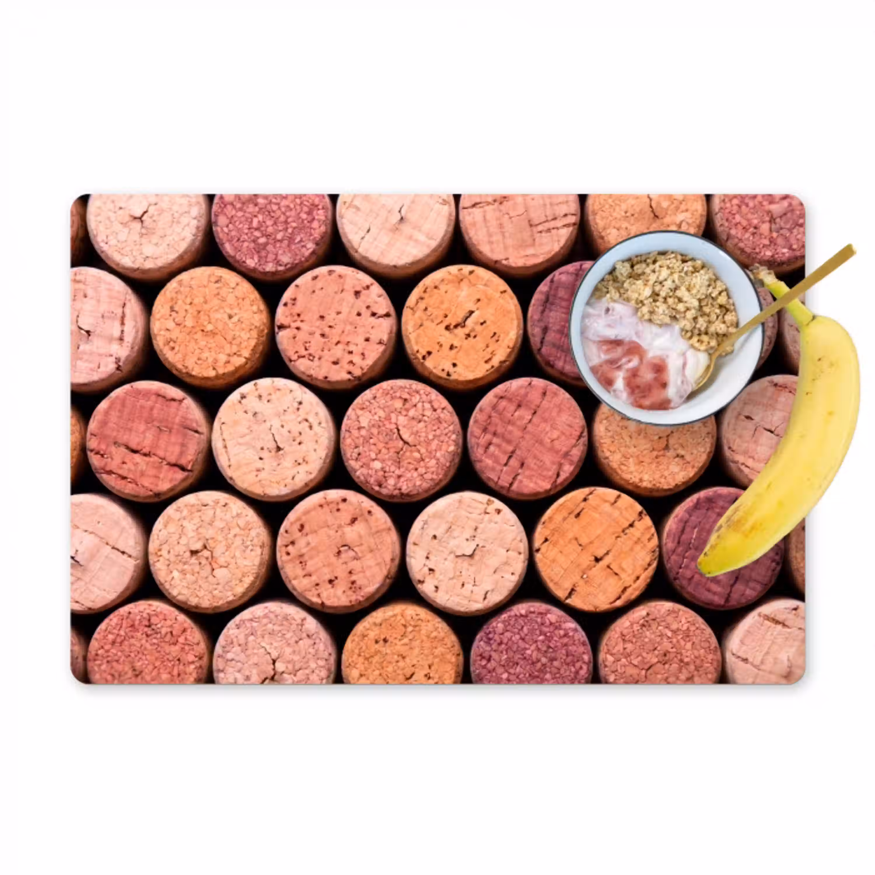 Kurk - Patroon - Abstract - Modern - Rood Placemat vinyl groot -zzzproduct_Kitchenyeah-website