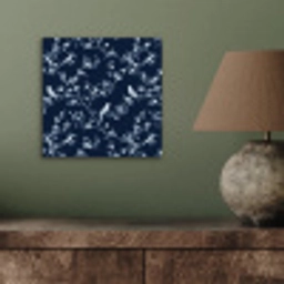 Grafisch - Bloesemtak - Blauw aluminium wit klein 46 -sfeer2