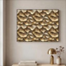 Abstract - Antiek - Goud Textielframe zwart klein 947 -sfeer2