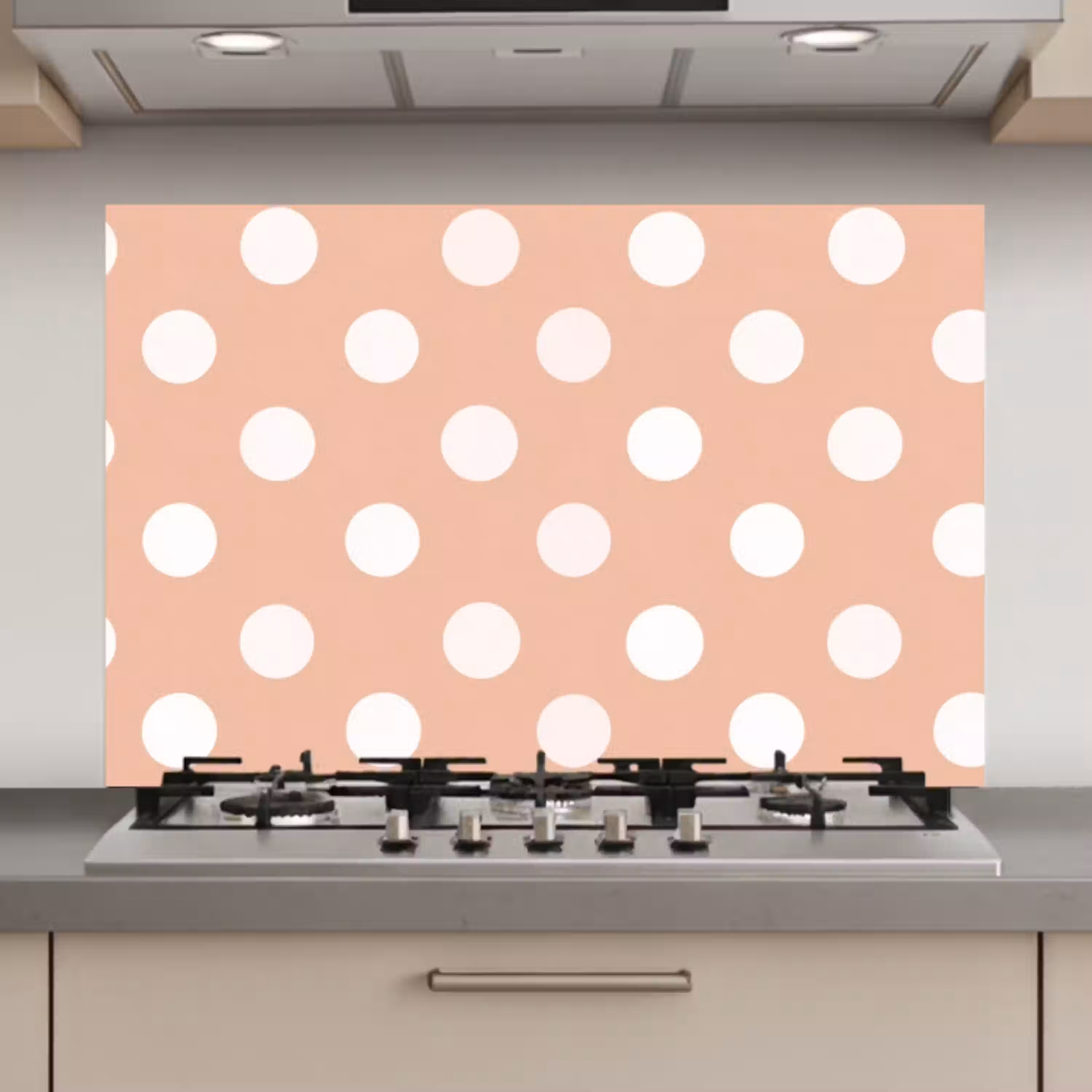 Klassiek - Polka - Perzik keuken achterwand spatscherm klein 900 -3d_website