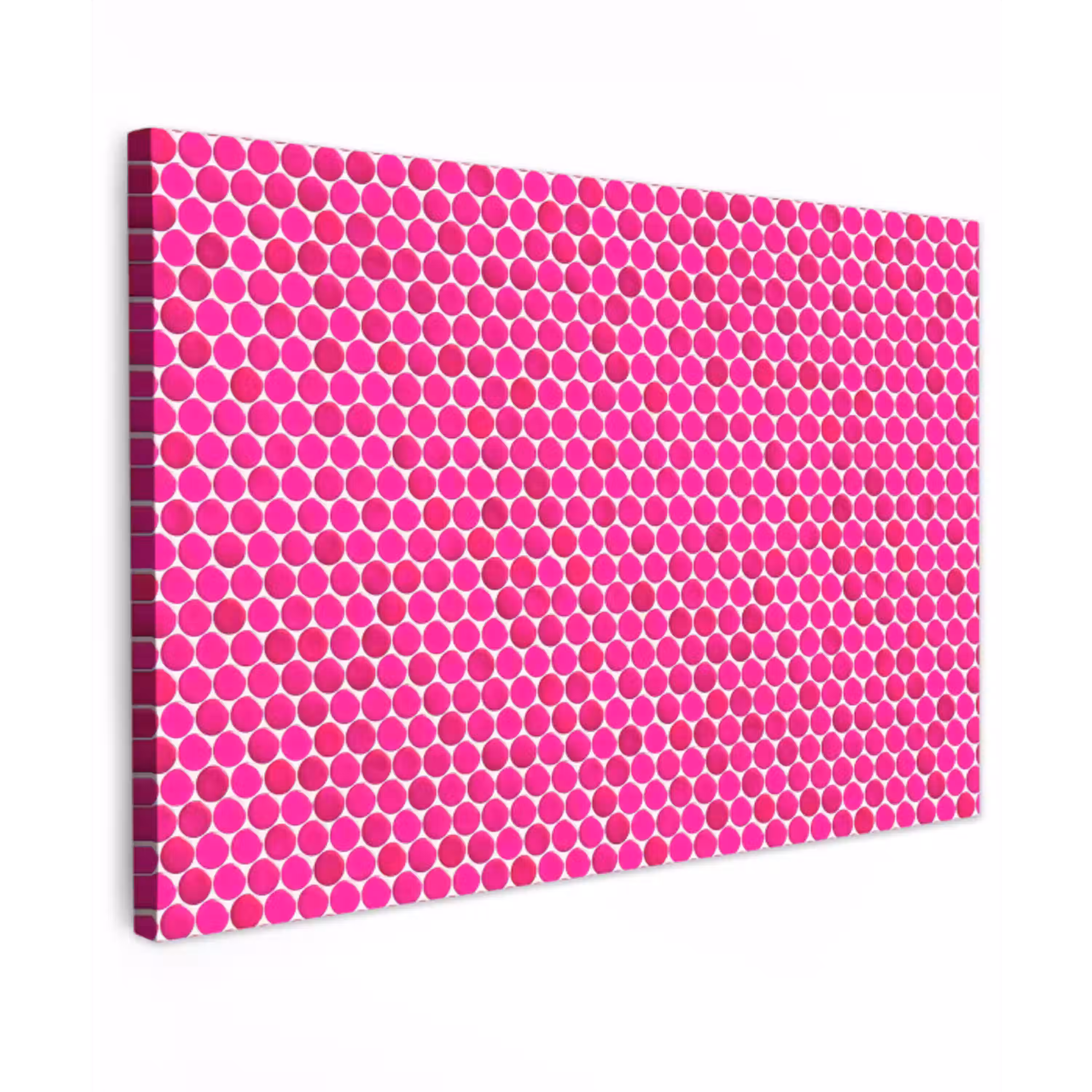 Penny - Mozaïek - Felroze canvas 2cm klein 34 -z3d