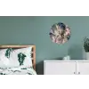 Goud - Blauw - Marmer Wandcirkel aluminium klein -slaapkamer