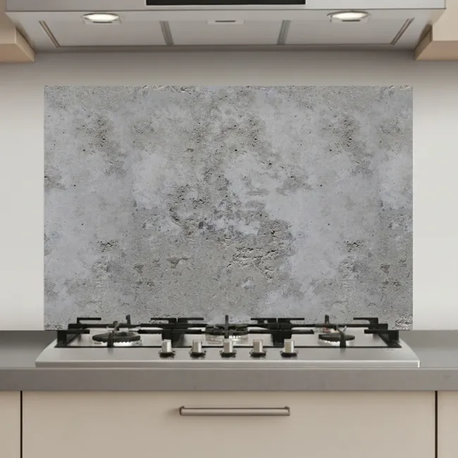 Patroon - Grijs - Oud - Beton keuken achterwand spatscherm klein 900 -3d_website