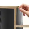 Paard - Bord - Pasta - Tafelkleed - Zwart Wit - Dieren Light Box met batterij (Wandlamp) middel -USP_websiteprintNL