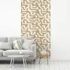 Modern - Abstract - Beige fotobehang vinyl groot 64 -woonkamer