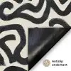 Modern - Abstract - Zwart Deurmat klein 898 -antislip_NL