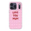 Love - Quote - Moeder - Rood Telefoonhoesje iPhone 17 Pro klein -3d