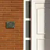 Olijfgroen - Klassiek Naambord Rechthoek middel -sfeer3-rechthoek-S