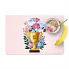 Trofee - Best Mom - Bloemen - Kleurrijk Placemat vinyl groot -zzzproduct_Kitchenyeah-website