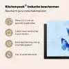 Vlinders - Sierlijk - Blauw Inductie beschermer vinyl 3mm middel -zzzzzzusp-haakje_NL