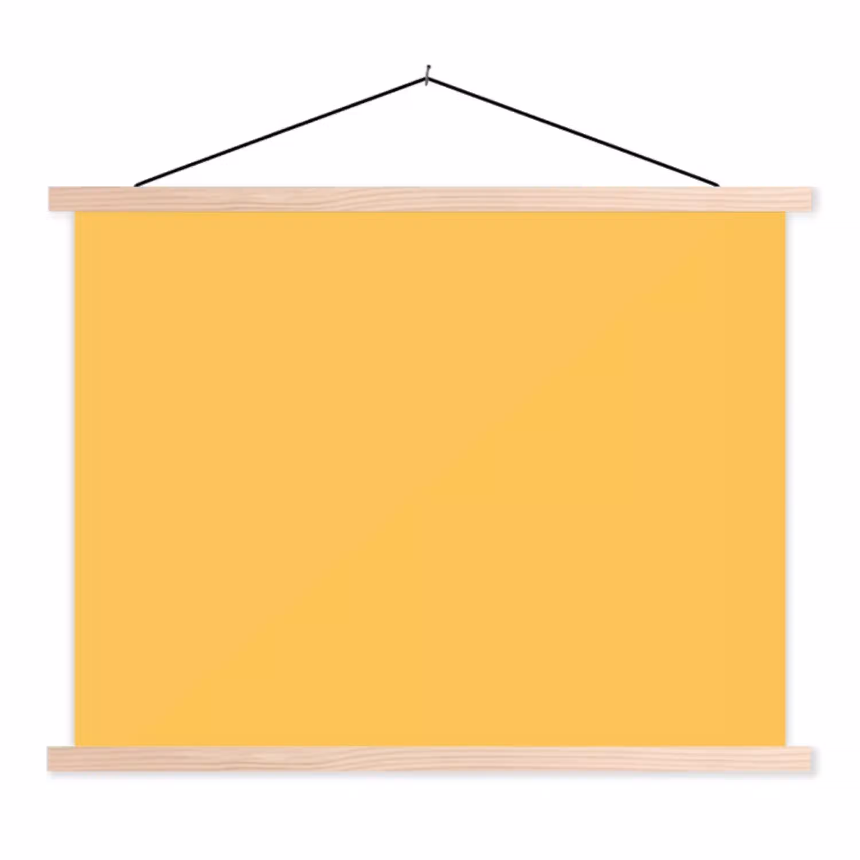 Warm - Sand - Terracotta textielposter latten blank klein 122 -3d