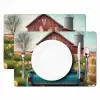 Konijn - Boerderij - Eieren Placemat vinyl groot -zzsfeer2_Kitchenyeah-website
