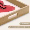 Hart - Rood - Valentijn Dienblad Rechthoek middel -USP_HandgreepNL