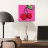 Kers - Roze - Fruit aluminium wit klein -sfeer5