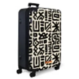 Geometrisch - Figuren - Zwart NBS - Large koffer - Volwassenen Unisex groot -product1