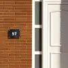 Zwarte houtblokken - Traditioneel Naambord Rechthoek middel -sfeer3-rechthoek-S