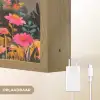 Zonsondergang - Bergvallei - Contrast Light Box met batterij (Wandlamp) middel -USP_websiteoplaadbaarNL