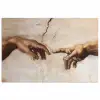 Adam - Michelangelo - Schilderij - Creation of Adam poster papier klein -3d