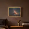 Piramide - Woestijn - Licht Light Box met batterij (Wandlamp) middel -sfeer4