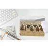 Schapen - Weidenlandschap - Heuvels muismat rubber klein -witbureau