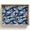 Botanisch - Patroon - Blauw Dienblad Rechthoek middel 911 -z3d_shopping